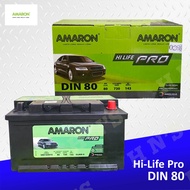 AMARON Hi-Life Pro DIN 80 Maintenance Free Car Battery ( 24 months warranty )