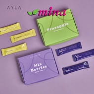 AYLA GLOW 10s New Item Vitamin C Mix Berries Pineapple Berry Nenas Ayla Beauty HQ Bellestrelle