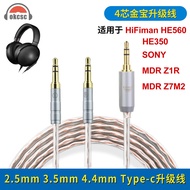 Okcsc Suitable for Sony MDR Z1R HE560 Headphone Cable Dual type-c XLR Campbell Headphone Upgrade Cable