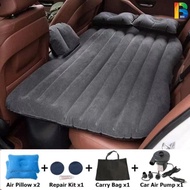 FULL SET Car Air Pump Mattress Sleeping Bed for Backseat + 2 Pillows + Air Pump tilam kereta Travel Camping