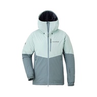 MONTBELL Women's Powder Hop Waterproof Parka - White x Grey