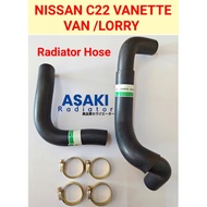Nissan c22 radiator hose top and lower