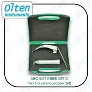 ENT DIAGNOSTIC SET FIBER OPTIC Flex Tip (Flexi Blade #3) Laryngoscope OLTEN INSTRUMENTS Premium