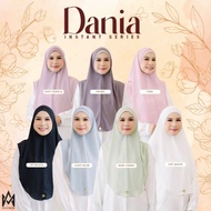 DANIA INSTANT SERIES Ironless by Aisymom x normey | tudung sarung instant chiffon 2 in 1 free inner 