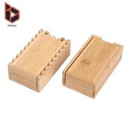 [Blesiya] Bamboo Dice Rolling Case Made of Wood, Dice Roller Lock, Dice Rolling Tray for Tabletop Ga