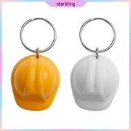 Star Hard Hat Keychain Keyring for Key Chain Pendant Men Women Birthday Christmas Gif