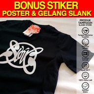 SLANK 1994 - BLACK - SHORT SLEEVE - 100% ORIGINAL MADE IN SLANKERS - SLANK T-SHIRT - TAMPIASIH STORE