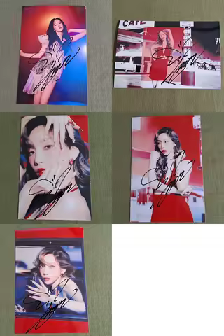 SNSD Taeyeon Autographed Signed Photo Forever 1 K-POP Gifts Collection 5*7 2022b