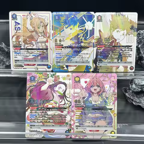 1PCS/5PCS Anime Collection Card Union Arena Card Japanese Version Game Bleach Ichigo Kurosaki SR Sta