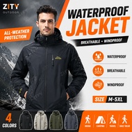 Men's Lightweight Breathable Jacket Outdoor Hiking Men Waterproof Jacket M-5XL