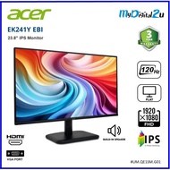 ACER EK241YGbmix/ EK241YP6 23.8'' FHD Led Flat Monitor ( Full HD/ IPS Panel/1Ms/ 120Hz/ VGA + HDMI/ 