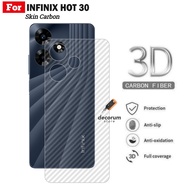 Skin Carbon INFINIX HOT 30 NFC Anti Jamur Pelindung Belakang Handphone