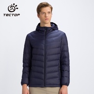 Tectop TECTOP Outdoor Lightweight Down Jacket Men's Short Slim-fit Hooded Cold-Proof Warm Down Jacket Outdoor Travel Outer Jacket D208107Yr