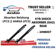 Absorber Rear Sesuai Untuk Perodua Kenari Kelisa Belakang Brand KYB Kayaba Gas 341M007 ⚠️1 Price , 1 pcs ⚠️
