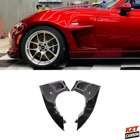 For Miata MX5 ND GV Style Fiberglass Front Vented Fender (+30mm)