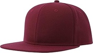 Unisex Adult 5 Panel Snapback Baseball Cap (UK Size: One Size) (Cardinal Red)