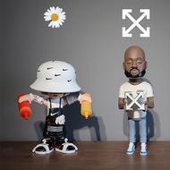 Korean G-dragon Murakami Takashi Founder Sunflower Virgil Abloh Kaws Action Figure Kid Model OW Founder Toy