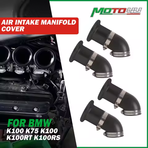 4PCS Air Intake Manifold Cover With Filter Screen Motorcycle Accessories Custom Cafe Racer For BMW K