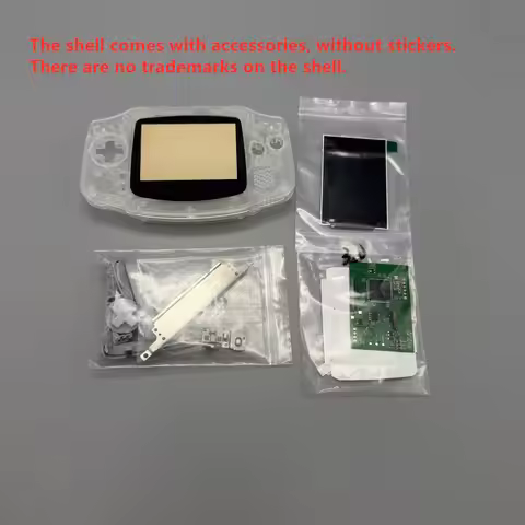 New GBA IPS LCD No Cut Shell Required Easy to Install 3.0" IPS High Brightness LCD and Shell Kit for