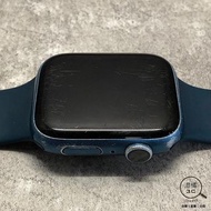 『澄橘』Apple Watch 7 S7 45mm GPS 藍鋁框+藍運動錶帶《二手 無盒》A71145