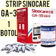 Sinocare GA-3 Strip Sahaja 1 Botol 25pcs