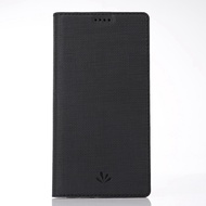 Vili Luxury PU Leather Casing Huawei Nova 3E Magnetic Flip Cover Nova3E Fashion Simple Case Card Holder