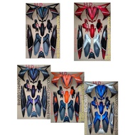 Coverser Cover Set Tanam  (HLD Racing) Yamaha Nouvolc Nouvo LC 135 Batman 10