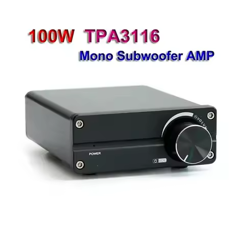 100W Mono TPA3116 Subwoofer Digital Single Channel Amplifier Home Theater Class D TPA3116D2 High Pow