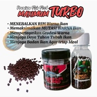 MAXIMUM TURBO Pellet Progres Khas buat Ikan Channa yang mempunyai Rim/Banding Seperti  Limbata  Sterwarti dll