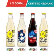 KARMA DRINKS Organic Fizzy Soft Drinks Mixed Pack - Box of 4 (300ml)