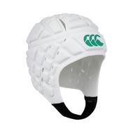 Headguard Canterbury Raze Headguard White/Green Rugby Head Guard Rugby Protection หมวกรักบี้ หมวกกัน