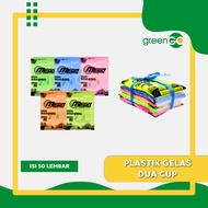 PLASTIC 2 CUPS PLASTIC FOR 2 CUPS MEGA COLORFUL PLASTIC 2 CUPS GLASS PLASTIC NEON COLOR