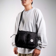 Fertig - Hilly Black Sling Bag - Men's Multi-Pocket Black Sling Bag, Holds a Lot