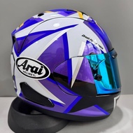 ARAI RX7X Blue Pentagram Full Face Helmet Arai Full Face Helmet Arai Riding Hat Full Face Motorcycle