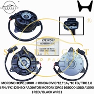 HONDA CIVIC '12 / '14 / '16 FB / TRO 1.8 ( FN / FK ) DENSO RADIATOR MOTOR ( ORG ) 168000-1080 / 1090
