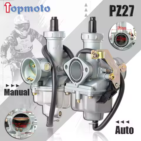 PZ27 27mm Carburetor For CG125 CG150 CG200 TR250 175CC 200cc 250c TXM155 ATC200X AKT150 ATV Quad Go 