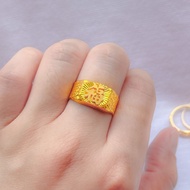 Cincin Pria Cowok Anak Dan Dewasa Emas Asli Kadar 700 65% 16K Lebar