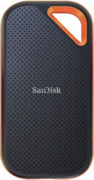 SanDisk SSD 外付け 4TB USB 3.2 Gen 2x2 最大2000MB/秒 防滴防塵 SDSSDE81-4T00-GH25 エクストリームプロ ポータブルSSD V2 メーカー5年保