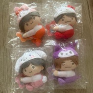 [現貨] Sanrio x なにわ男子公仔 浪花男子 道枝駿佑公仔 西畑大吾公仔 大西流星公仔 高橋恭平公仔