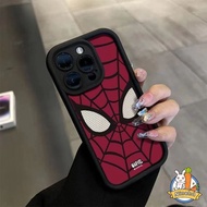 Infinix Hot 40 Pro 30i 30 Play Infinix Note 30 VIP Smart 7 8 Note 12 Turbo G96 Creative Cartoon Cool Spider Phone Case Thickened Protector Anti Drop Soft Cover