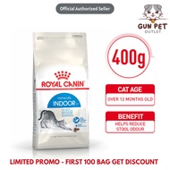 GUN PET Royal Canin Indoor 27 Adult (400g) Dry Cat Food Makanan Kucing Royal Canin 400g
