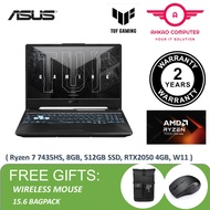 Asus TUF Gaming A15 FA506N-FRHN666W 15.6'' FHD 144Hz Gaming Laptop ( Ryzen 7 7435HS, 8GB, 512GB SSD,
