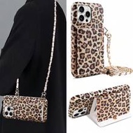 1pc Multifunctional Wallet Case With Makeup Mirror, Card Slots & Lanyard, Compatible With IPhone 17 