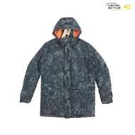 camel active Mens Grey Camo Three Layer winter jacket Waterproof Windbreaker with camel active logo