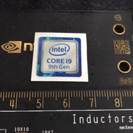 Sticker Sticker intel Core i9 9th Gen ori