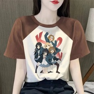 K-on Anime T-Shirt | Shoujo Goth Streetwear | '00s Manga & Korean Fashion Influences