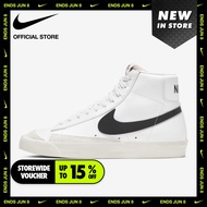 Nike Mens Blazer Mid 77 Vintage Shoes - White