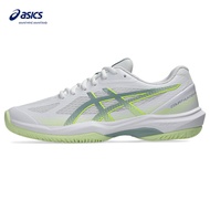 ASICS Court Hunter FF Women Indoor Sport Shoes In White/Ocean Haze