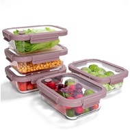 ids – Borosilicate, Airtight, Oven-Safe (-4°F~950°F), BPA-Free, 4.4 & 1.6 Cup, Leak-Proof, Dishwashe