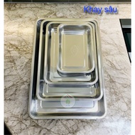 Large rectangular tray stainless steel 430 - Large rectangular tray stainless steel 430 (length from